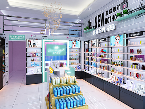 深圳化妆品货架如何摆放更吸引客人？